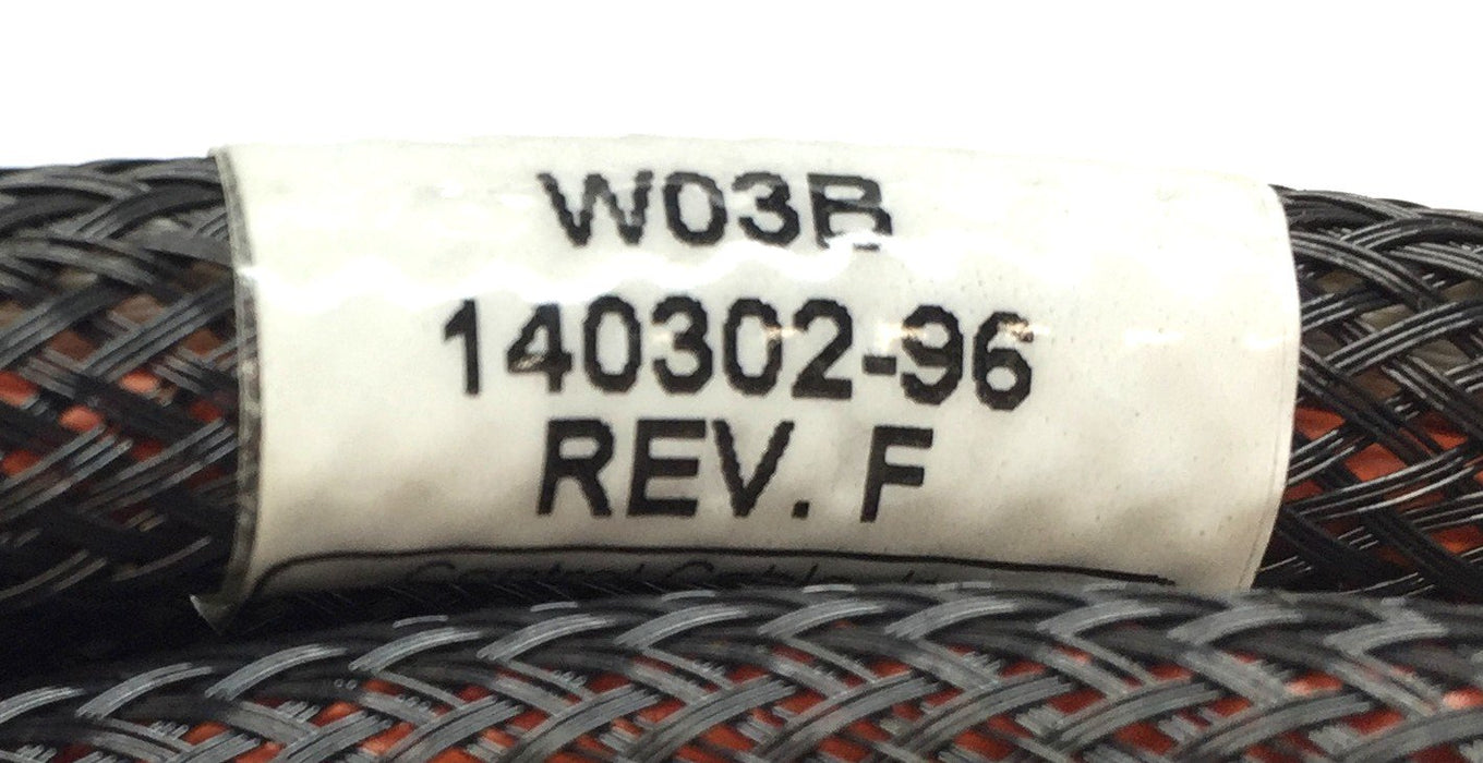Control Cable,Inc. 12VDC Aux. Power Wiring Harness with Nylon Sleeve 140302-96 Rev.F NOS