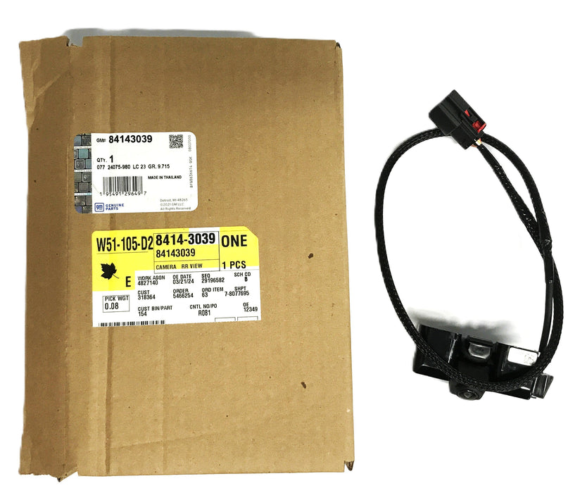 GM OEM Tailgate Rear Camera 84143039 NOS
