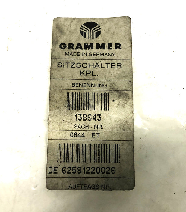 Grammer Seat Switch Kit 138643 NOS