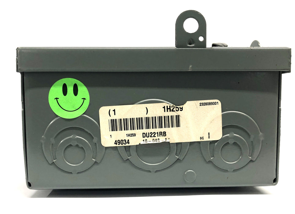Square D 30A 240V General Duty Safety Switch DU221RB USED