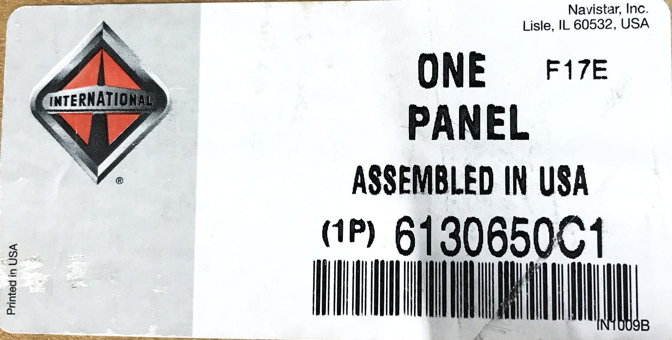 International RH Interior Corner Panel 6130650C1 NOS