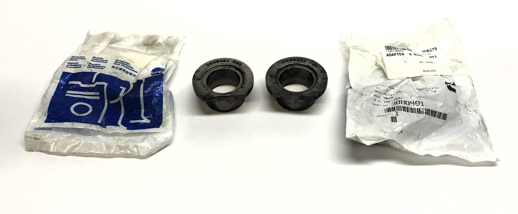 Cummins O-Ring Adapter 3080401 [Lot of 2] NOS