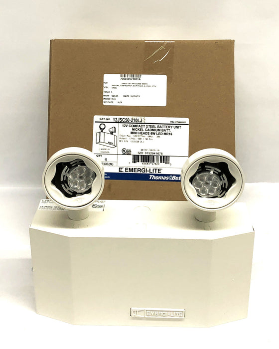 Thomas & Betts Emergi-Lite 12V Compact Steel Battery Unit 12JSC50-210LJ NOS - GTS SPECIAL