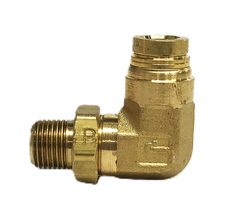Parker Brass 90-Delgree Fitting 169PMT-4-2 [Lot of 2] NOS