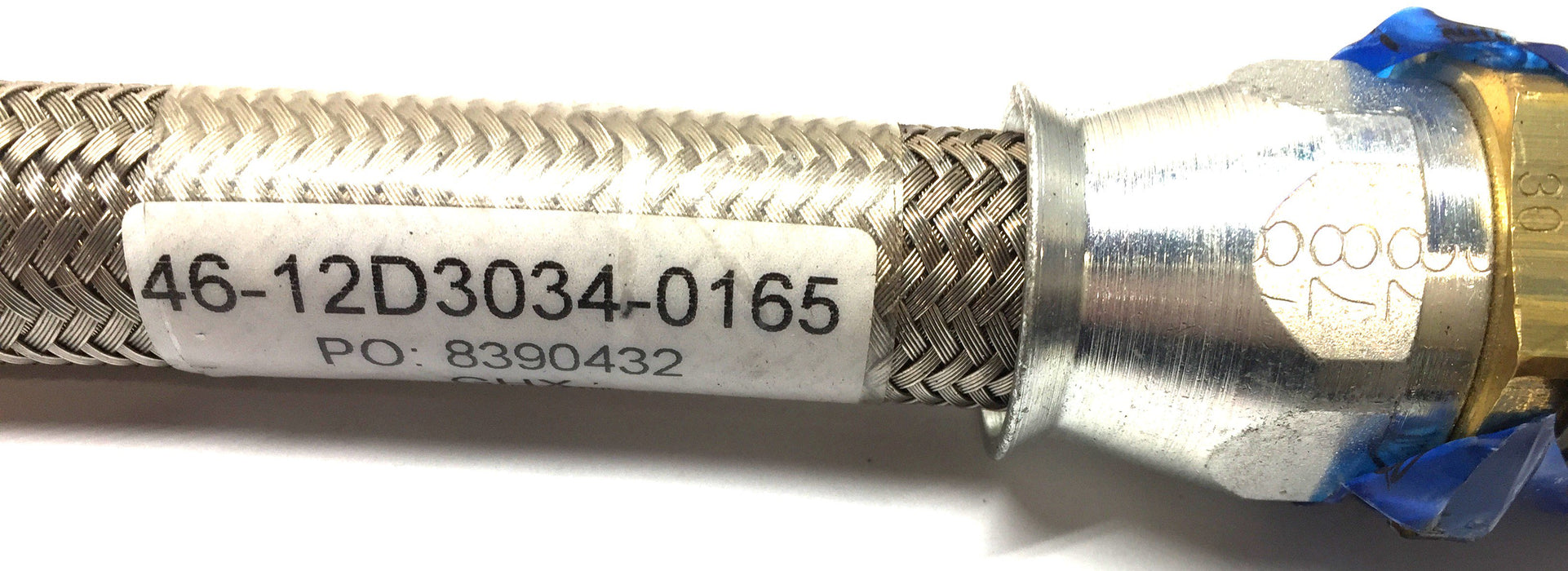 Eaton Braided Stainless Steel High-Pressure Flexible Line 46-12D3034-0165 NOS