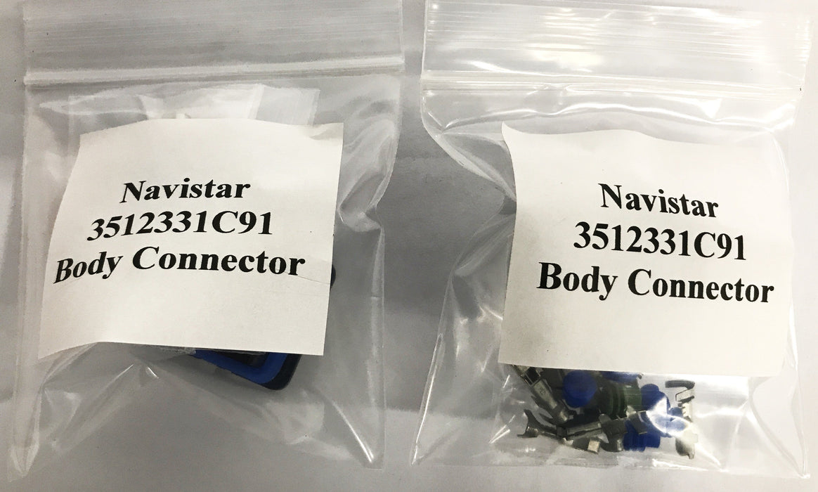Navistar Body Connector Kit 3512331C91 [Lot of 2] NOS