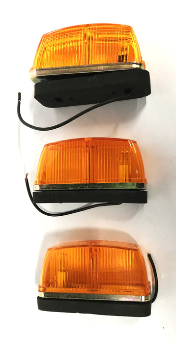 International Amber Marker Light 3586128C1 [Lot of 3] NOS