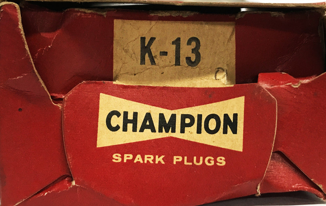 Champion Vintage Spark Plug K-13 [Lot of 5] NOS