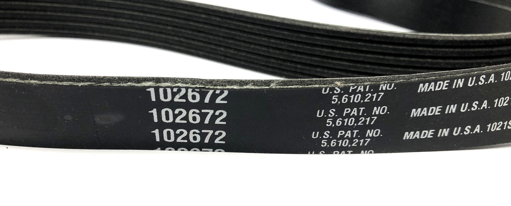 Gates PAT NO 5610217 83214MSK Serpentine Belt 102672 (52580GT) NOS