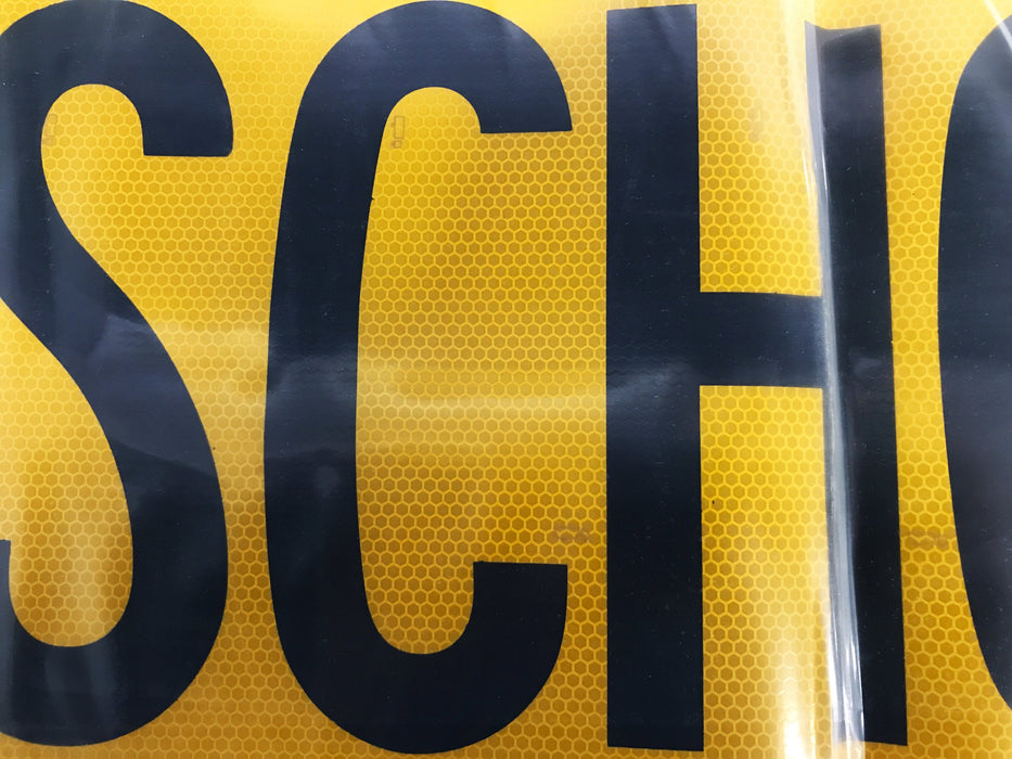 International/3M 36 inch x 9-1/4 inch "School Bus" Decal NOS