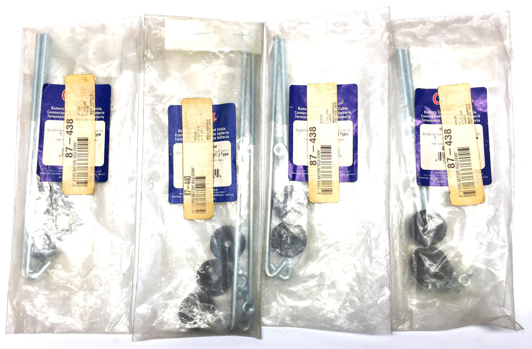 Grote Battery Hold-Down Set 84-9286 [Lot of 4] NOS