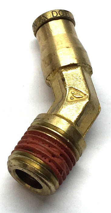 Alkon Brass 1/4" Tube x 1/4" MPT 45-Degree Fitting 1880X4X4 [Lot of 3] NOS