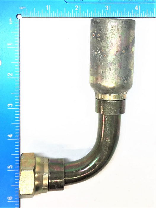 EATON WEATHERHEAD Hydraulic Hose Fitting 3/4" Hose x 3/4" Pipe 12U-82P-055 NOS