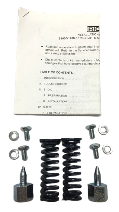 Ricon Kick Out Spring Kit 01115 NOS