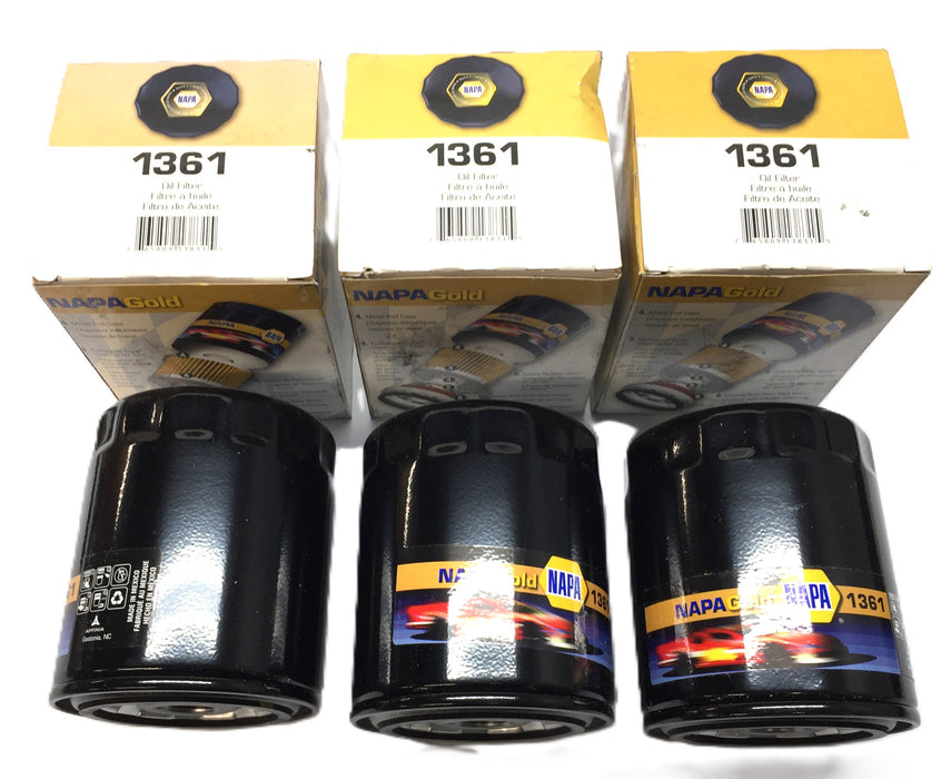 Napa Gold Oil Filter 1361 [Lot of 3] NOS