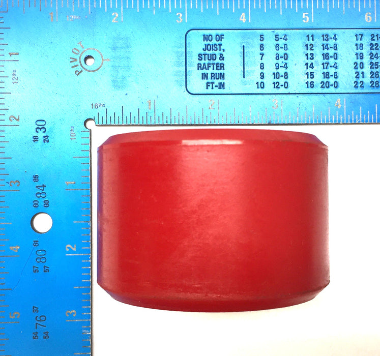 Unbranded Polyurethane Roller Wheel  3"O.D x 2"(W) x 1/2" Bore 1610045  [Lot of 2] NOS