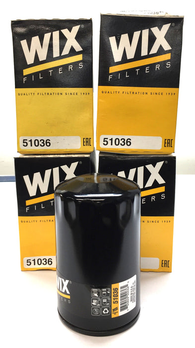 Wix Oil Filter 51036 [Lot of 4] NOS