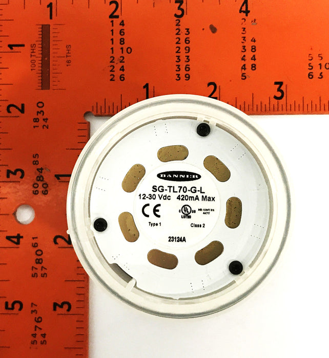 Banner Green Indicator Light SG-TL70-G-L NOS