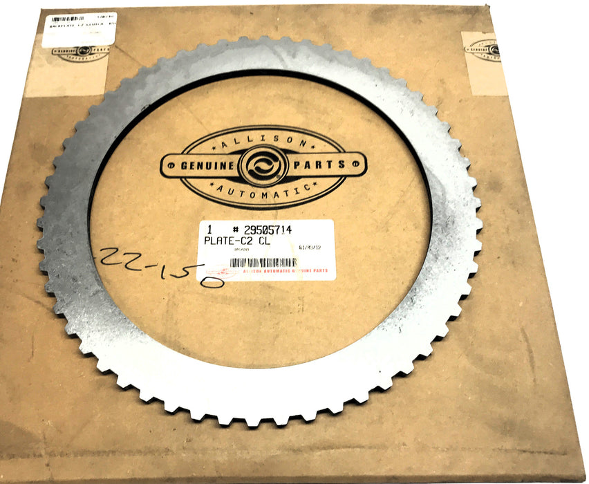 Allison C2 Clutch Plate 29505714 NOS