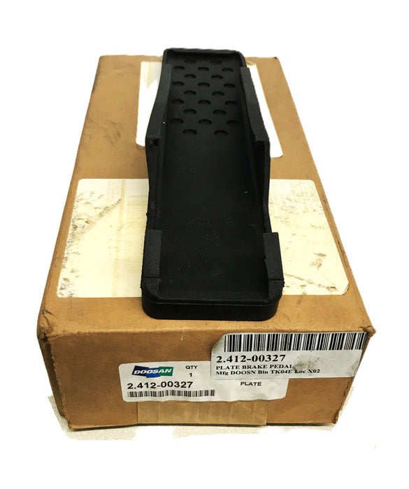 Doosan (Rexroth) Rubber Brake Pedal Pad 2.412-00327 NOS
