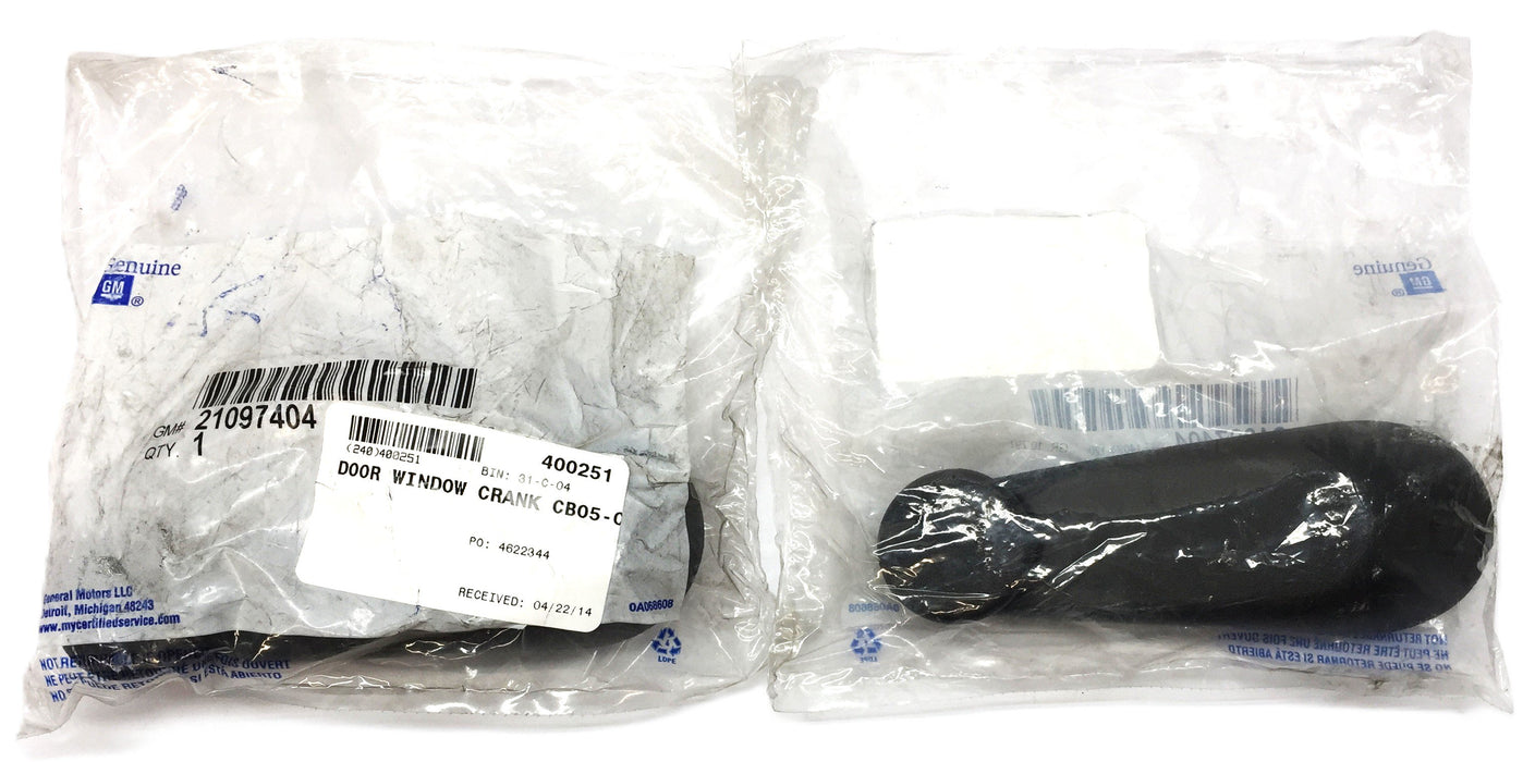 General Motors/GM Door Window Crank 21097404 [Lot of 2] NOS