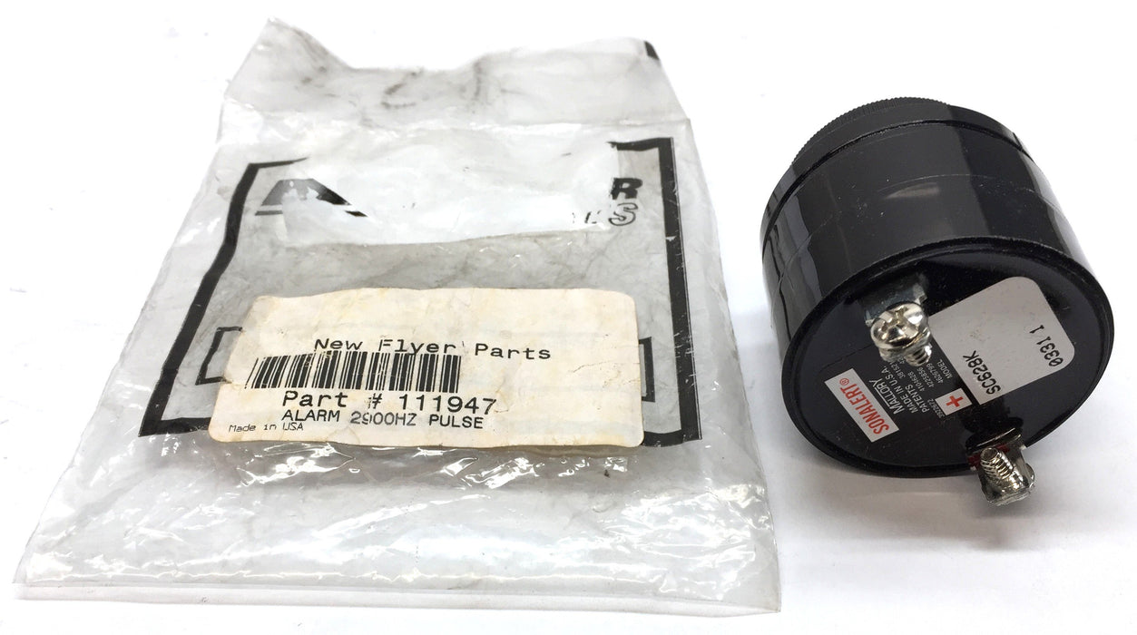 Mallory Sonalert 2900hz Alarm Buzzer SC628K (111947) NOS