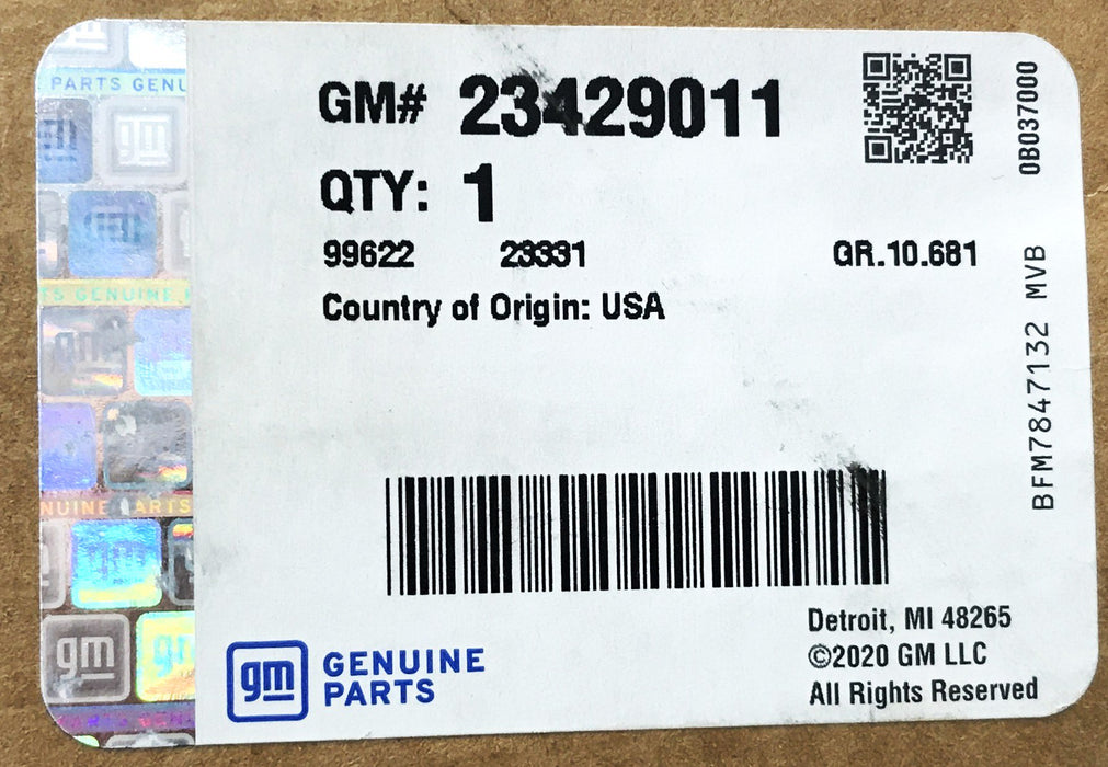 GM Passenger Side Door Glass Window 23429011 NOS