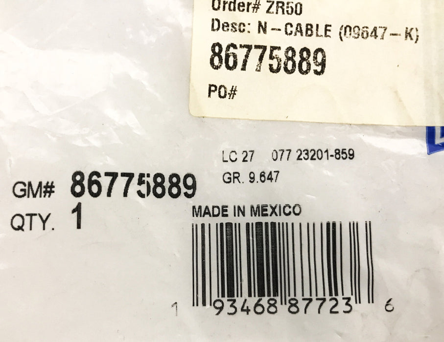 GM Antenna Cable 86775889 NOS