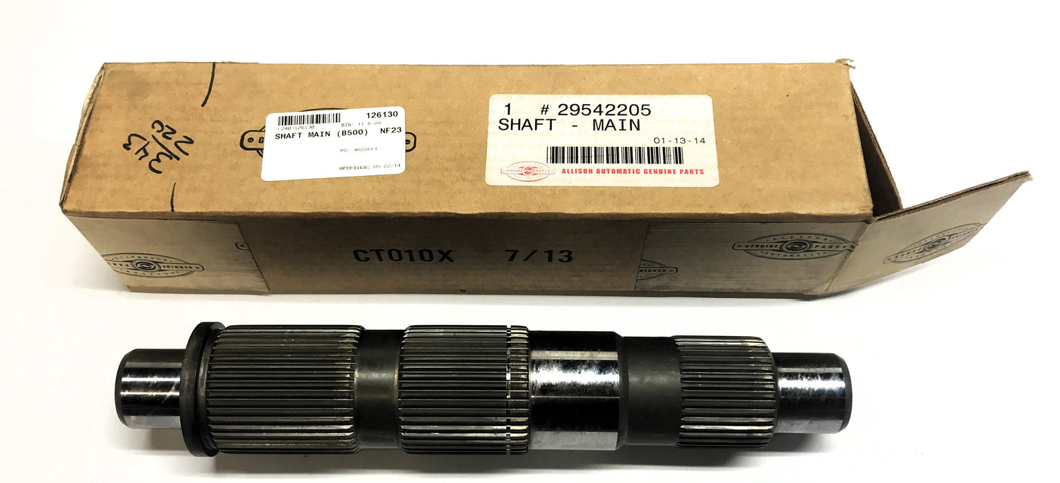 Allison Transmission Main Shaft 29542205 NOS