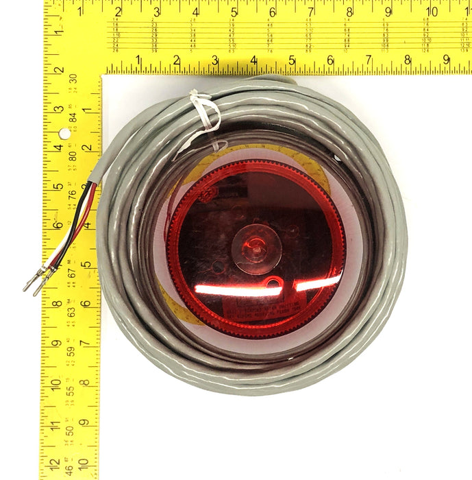 Whelen Red Dome-Profile Permanent Mount Strobe Light Head "F Head" NOS - GTS SPECIAL