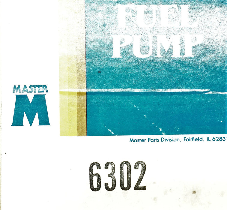 Master Fuel Pump 6302 NOS
