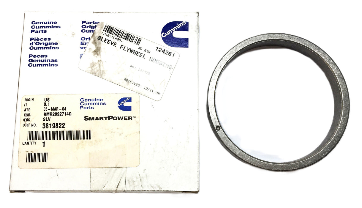 Cummins Flywheel Housing Sleeve 3819822 NOS