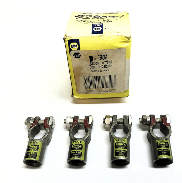 Napa Box of (4) Battery Terminal 728054 NOS