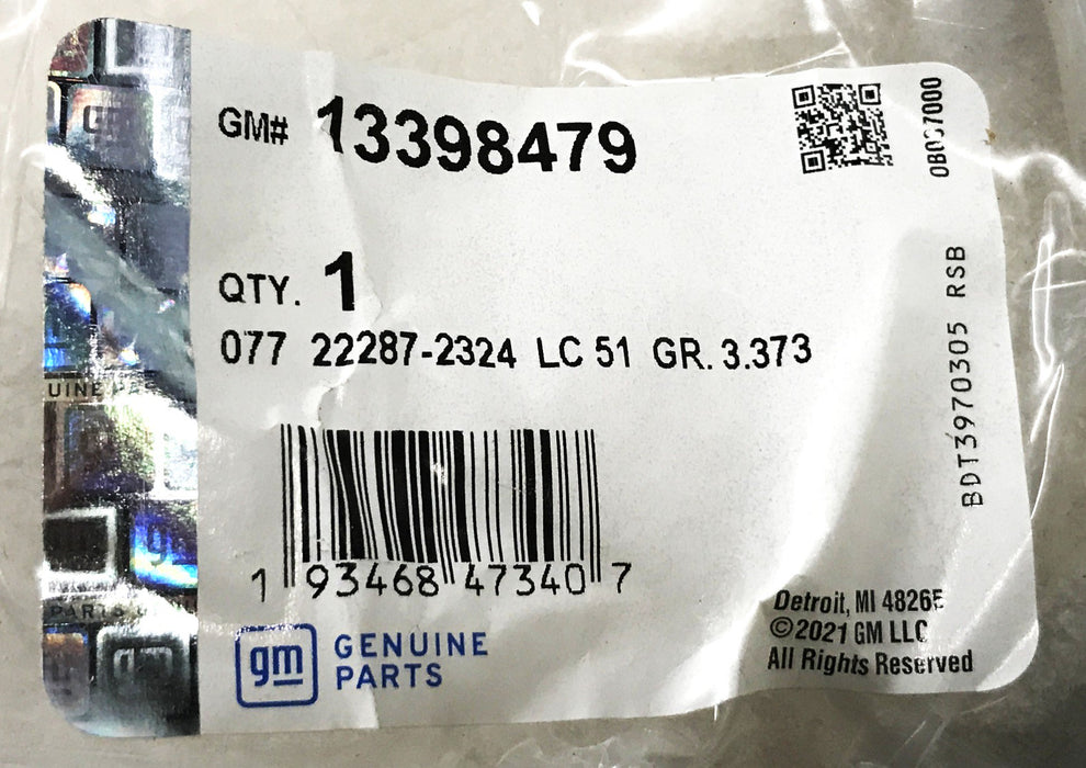 GM Intercooler Hose 13398479 NOS