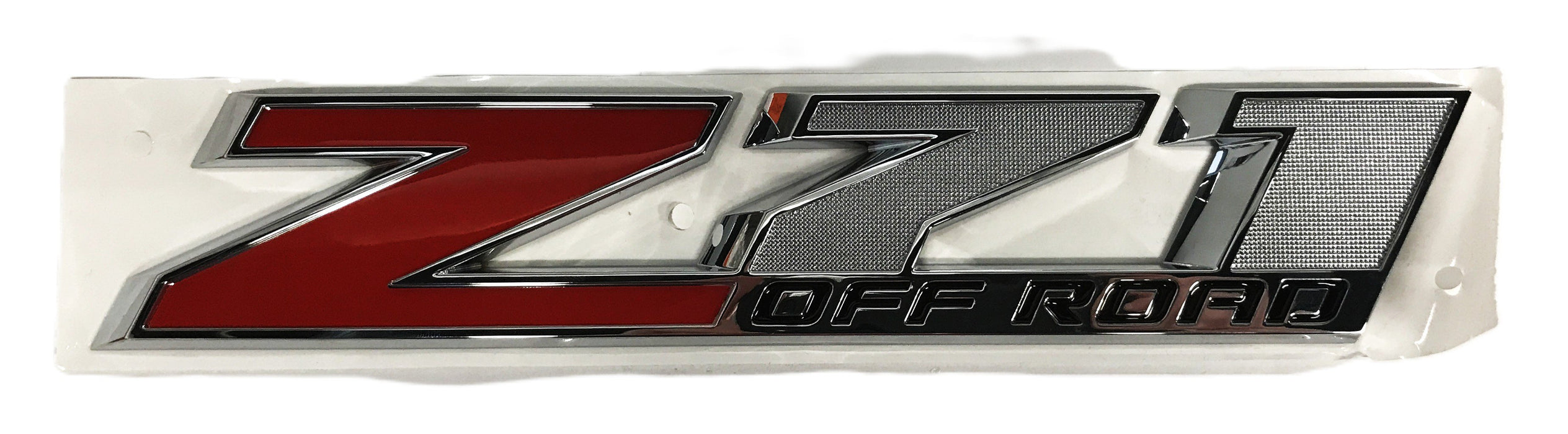 GM "Z71 OFF ROAD" Chrome Nameplate 23465289 NOS
