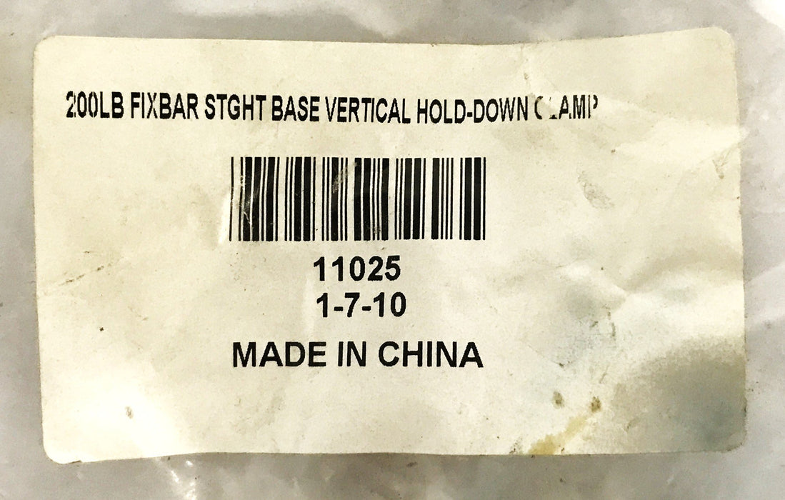Clamp-Rite Vertical Hold Down Toggle Clamp 11025 [Lot of 3] NOS