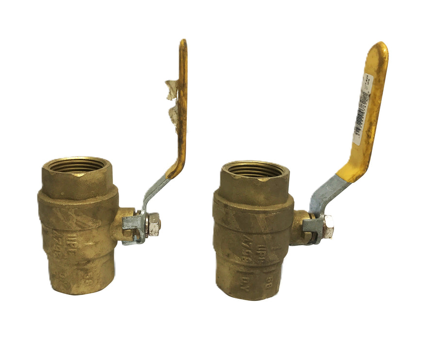 Mueller 1 inch Ball Valve 107-825 [Lot of 2] NOS