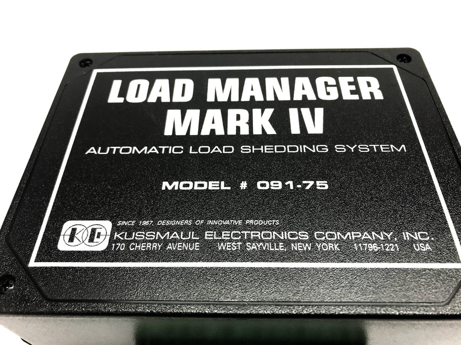 Kussmaul Electronics Load Manager Mark IV 091-75 NOS - GTS SPECIAL