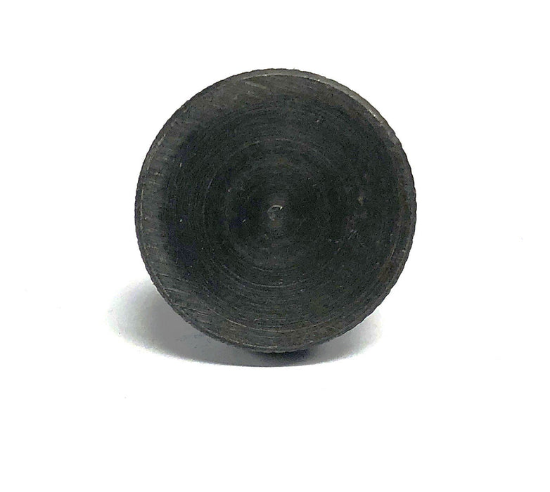 Unbranded 1 inch Black Oxide Knurled Knob [Lot of 2] NOS