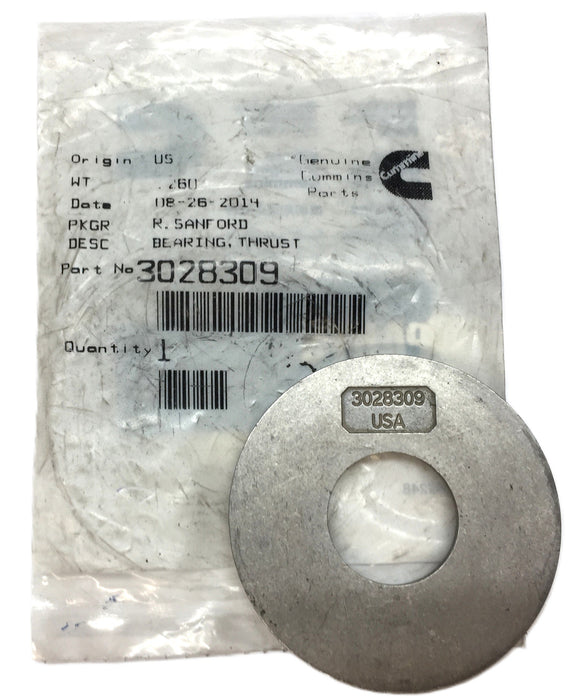 Cummins Heavy-Duty Thrust Bearing 3028309 [Lot of 5] NOS