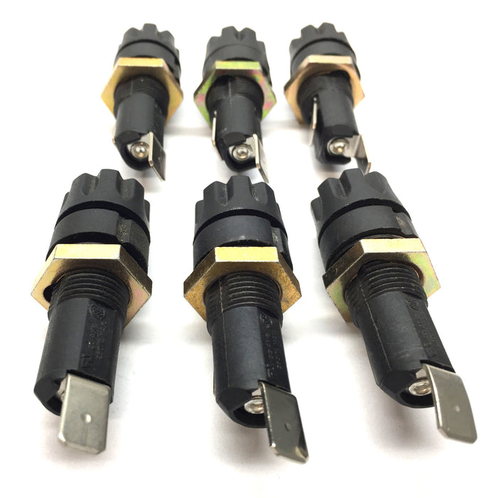 Littelfuse Thermoplastic Fuse Holder w/3AG Fuse 20A/250V 342838 [Lot of 6] NOS