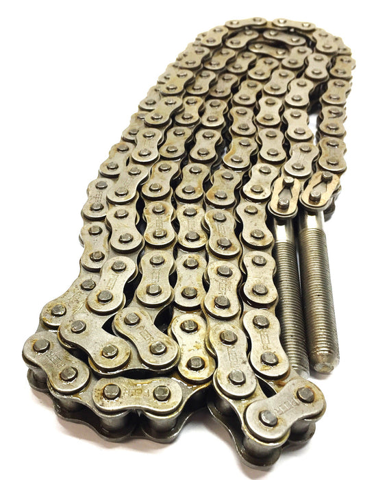 Peerless 76" Rod end-to-Rod end ANSI 40 Stow and Deploy Roller Chain NOS