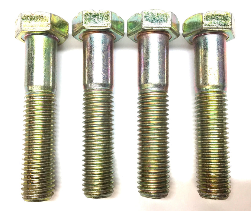 Allison M14-2 x 70mm Yellow Zinc Flange Mounting Bolt 29535219 [Lot of 4] NOS