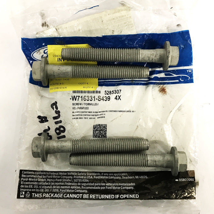 Ford Cross Member Bolt W716331-S439 [Lot of 4] NOS