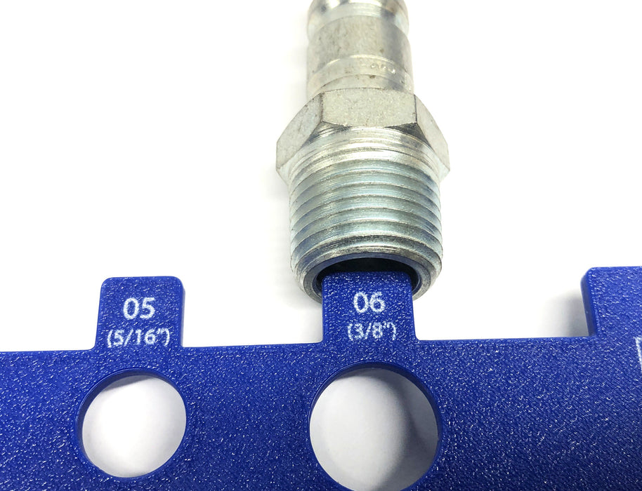 Parker 3/8 Inch 12 Inch NPT Quick Connect Fitting H2F [Lot of 5] NOS