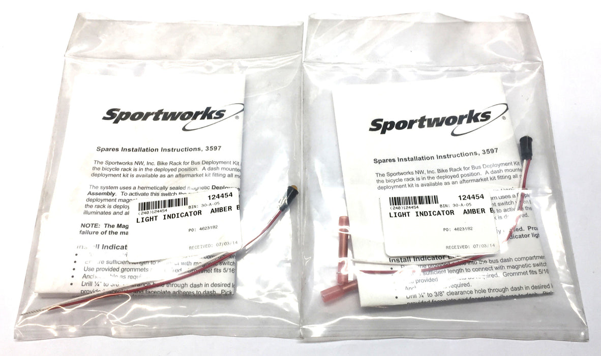 Sportworks Bike Rack Indicator Kit 3597 [Lot of 2] NOS