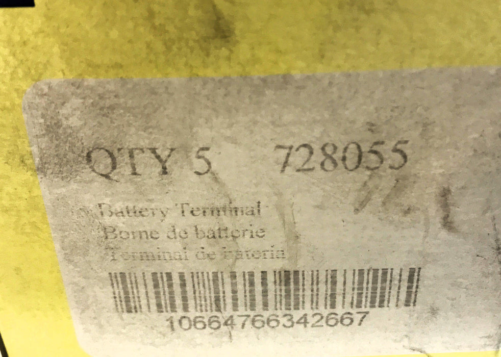 Napa Box of (5) Battery Cable Terminal 728055 NOS