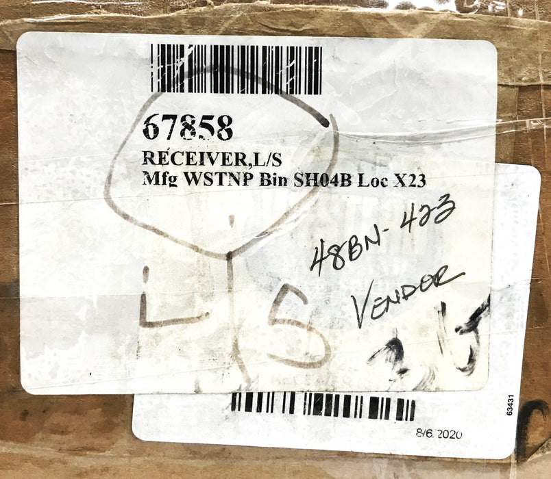 Western Slow Plow Driver Side Plow Receiver 67858 NOS
