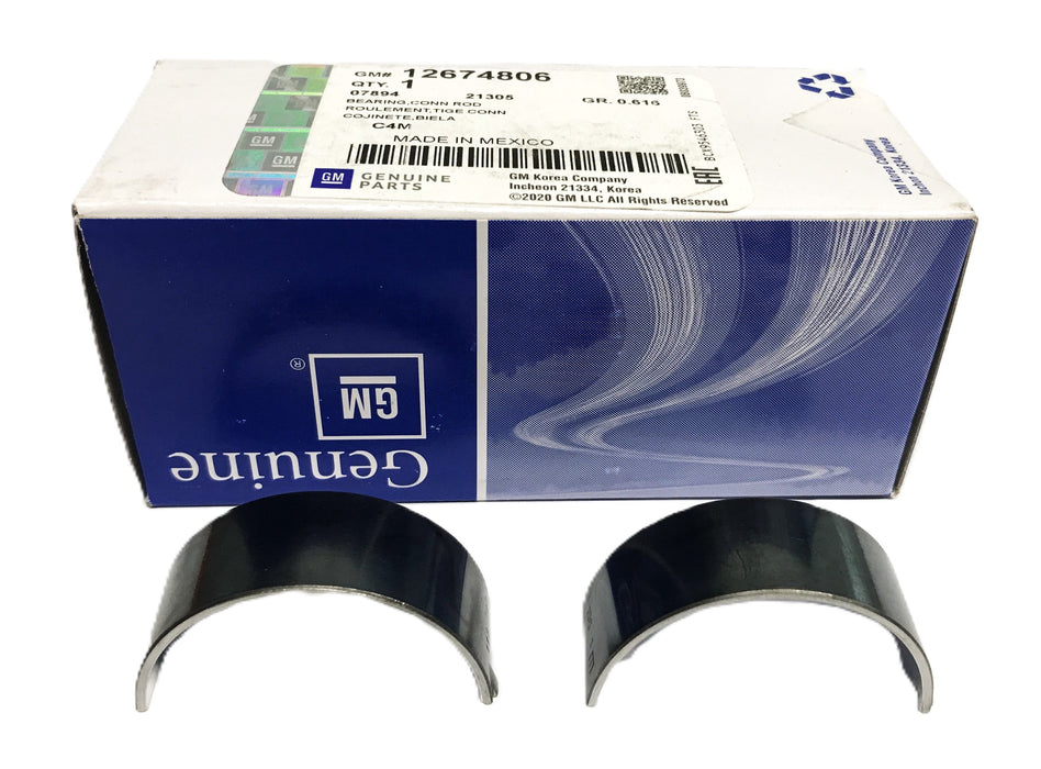 GM Engine Connecting Rod Bearing Set 12674806 [Lot of 4] NOS