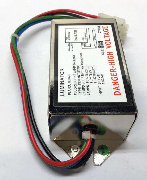 Luminator DC-Input Fluorescent Lamp Ballast 108454-001 NOS